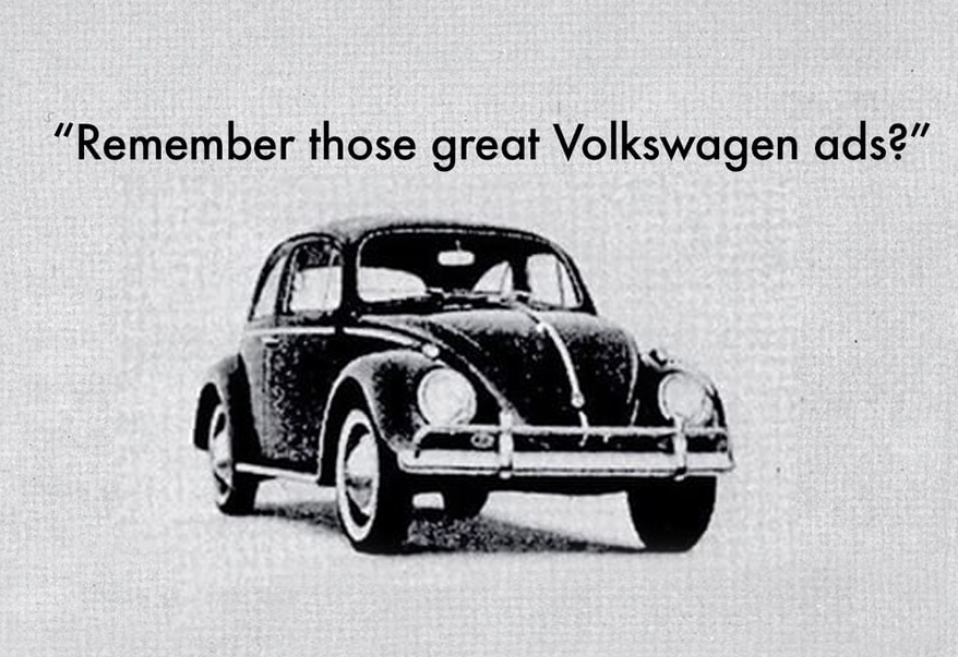 Remember those great Volkswagen ads? Setaprint, an archive for visual